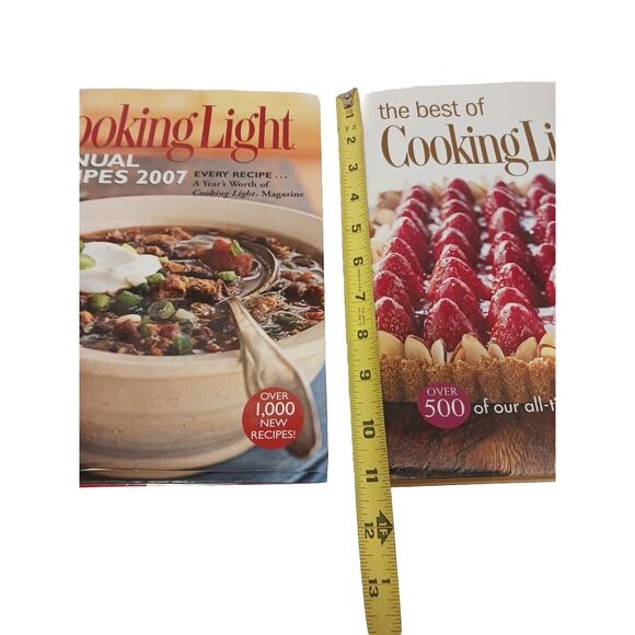 2 Cooking Light COOKBOOKS Hardcover Healthy BEST OF ANNUAL Big Book 1500 Recipes - Picture 14 of 15